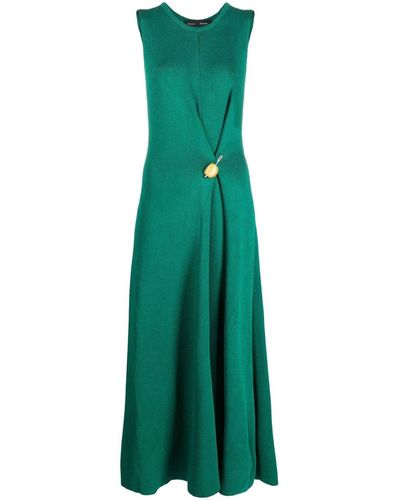 Proenza Schouler Sleeveless Knitted Dress - Green
