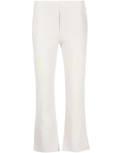 Herno Pull-on Cropped Pants - White