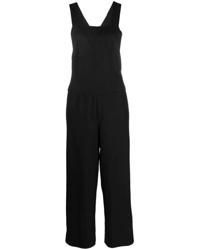 Proenza Schouler Cropped Wide-leg Jumpsuit - Black