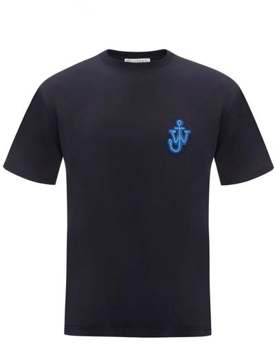 JW Anderson Anchor Patch Logo Tee - Blue