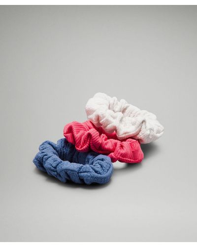lululemon Uplifting Scrunchies Textured 3 Pack - Multicolor