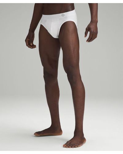 lululemon Always In Motion Briefs With Fly - Colour White - Size L