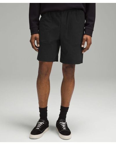 lululemon Bowline Shorts Stretch Cotton Versatwill - 8" - Colour Black - Size L