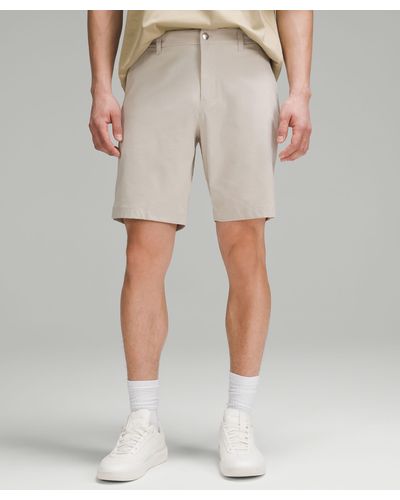 lululemon Abc Classic-fit Shorts 9" Wovenair - Natural