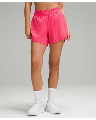 lululemon Track That High-rise Lined Shorts 5" - Pink