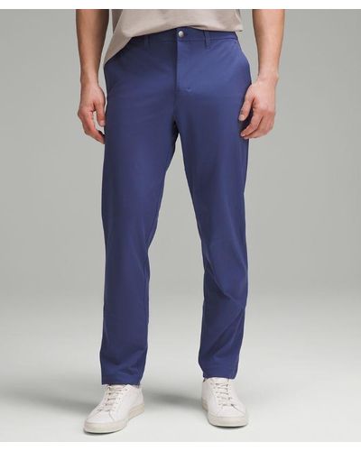 lululemon Abc Classic-fit Trousers 37"l Warpstreme - Blue