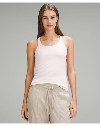lululemon Hold Tight Thin Strap Racerback Tank Top - Natural