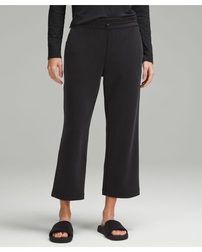 lululemon Softstreme High-rise Straight-leg Cropped Pants - Color Black - Size 0