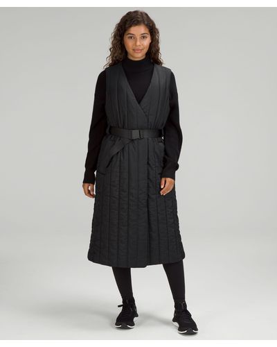 lululemon Belted Long Insulated Vest - Black