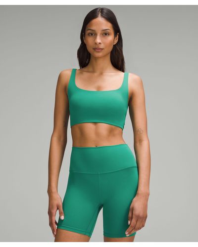 lululemon Bend This Scoop And Square Bra Light Support, A-c Cups - Green