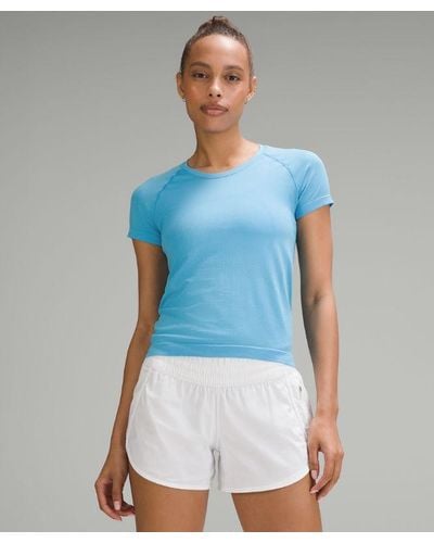 lululemon – Swiftly Tech Short-Sleeve Shirt 2.Race Length – /Light – - Blue