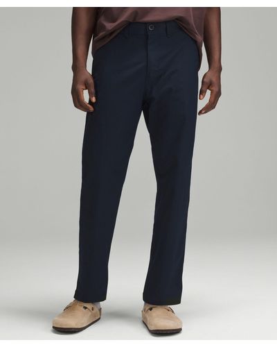 lululemon Relaxed-tapered Twill Pants - Blue