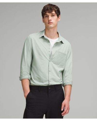 lululemon – Commission Long-Sleeve Shirt – //Pastel – - Green
