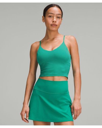 lululemon Aligntm Cropped Cami Tank Top C/d Cup - Green