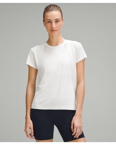 lululemon – Train To Be Short-Sleeve Shirt – – - White