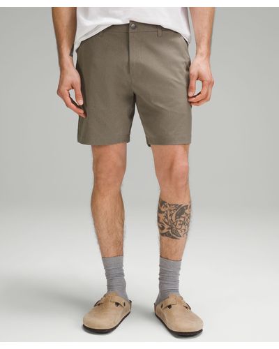 lululemon Abc Classic-fit Shorts 7" Wovenair - Natural