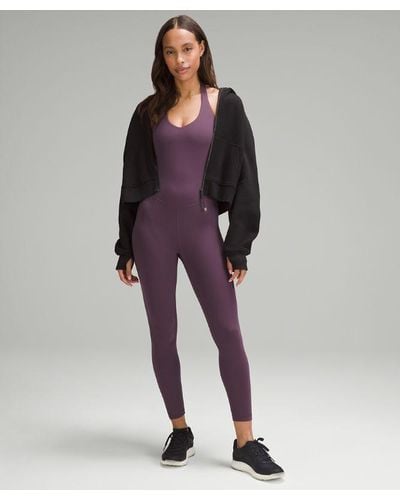 lululemon Aligntm Halter Bodysuit 25" - Purple