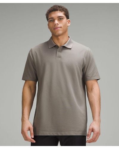 lululemon – 'Classic-Fit Pique Short-Sleeve Polo Shirt – – - Grey