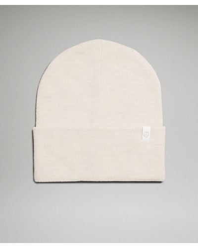 lululemon Chill Fighter Beanie Hat - Colour White - Size L/xl - Natural