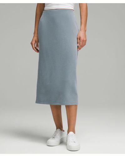 lululemon Softstreme High-rise Midi Skirt - Blue