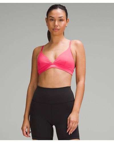lululemon License To Train Triangle Bra Light Support, A/b Cup - Red