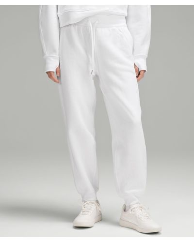 lululemon Scuba High-rise Relaxed Sweatpants Full Length - White