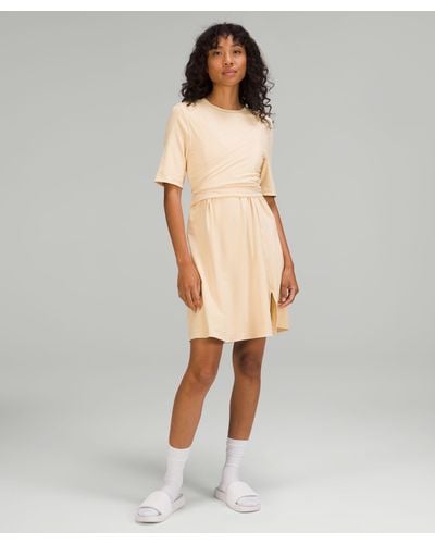 lululemon Cotton Wrap-front T-shirt Dress - Multicolor