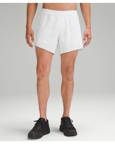 lululemon Fast And Free Lined Shorts - 6" - Color White - Size 2xl