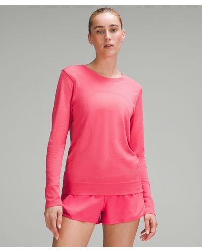 lululemon Swiftly Relaxed Long-sleeve Shirt - Pink