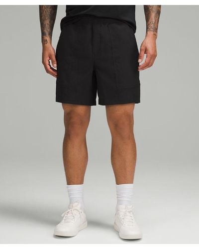 lululemon Relaxed-fit Pull-on Shorts 7" Light Woven - Black