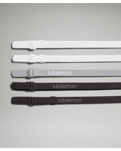 lululemon Skinny Adjustable Headbands 5 Pack - Metallic