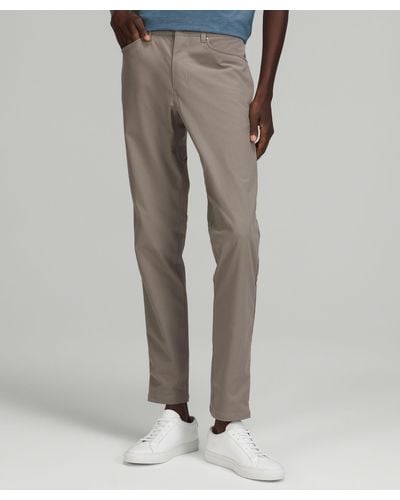 LULULEMON ABC Pant Slim 37 Long Sz 34 (Black) at  Men's Clothing  store
