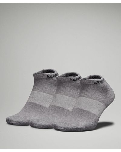 lululemon Daily Stride Comfort Low-ankle Socks 3 Pack - Gray