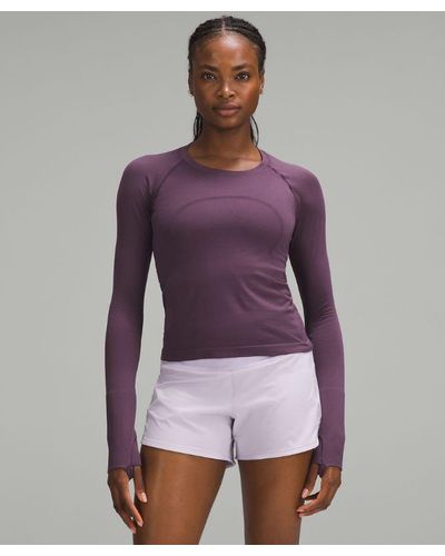lululemon Swiftly Tech Long-sleeve Shirt 2.0 Race Length - Purple