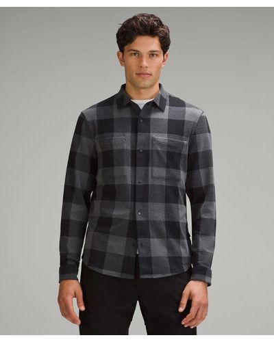 lululemon Soft Knit Overshirt - Colour Black/grey - Size L