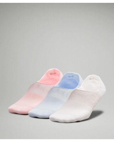 lululemon – 'Power Stride No-Show Socks With Active Grip 3 Pack – // – - White