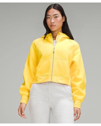 lululemon Scuba Oversized Full-zip Hoodie - Yellow