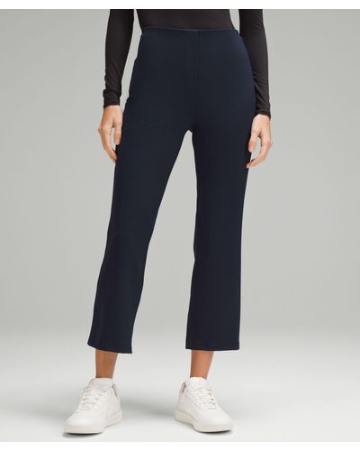 lululemon Smooth Fit Pull-on High-rise Cropped Pants - Color Blue - Size 0