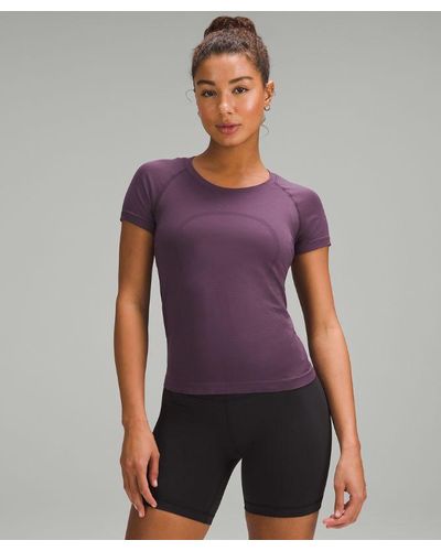 lululemon Swiftly Tech Short-sleeve Shirt 2.0 Race Length - Purple