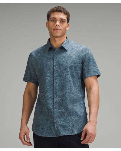 lululemon Airing Easy Short-sleeve Shirt - Blue