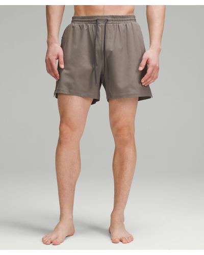 lululemon Pool Shorts 5" Lined - Gray