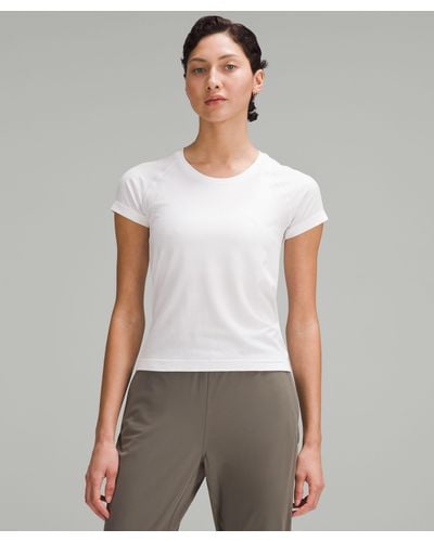 lululemon Swiftly Tech Short-sleeve Shirt 2.0 Race Length - White