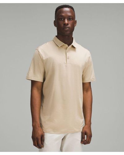 lululemon – Evolution Short-Sleeve Polo Shirt – Colour Khaki – - Natural
