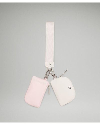 lululemon – Dual Pouch Wristlet Bag – - Metallic