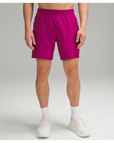 lululemon Pace Breaker Linerless Shorts - 7" - Colour Purple - Size L - Pink