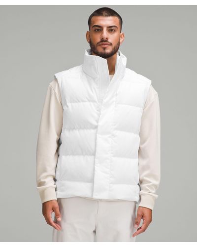 lululemon Wunder Puff Vest Tech Canvas - Colour White - Size L