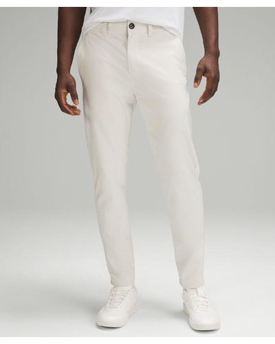 lululemon Slim-tapered Twill Trousers - White