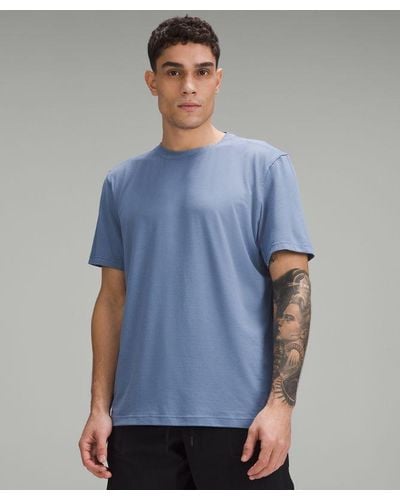lululemon – License To Train Relaxed Short-Sleeve Shirt Logo – – - Blue