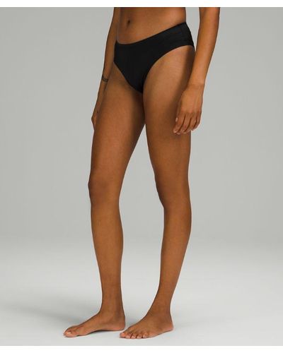 lululemon – Invisiwear Mid-Rise Bikini Underwear – – - Black