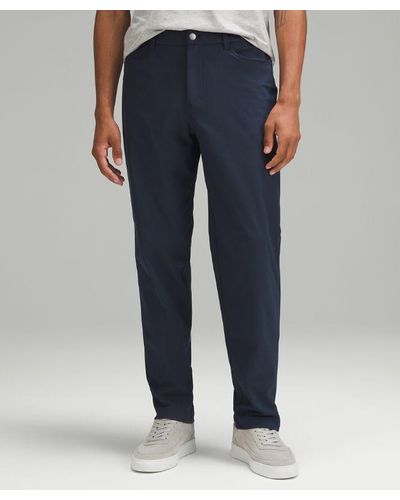 lululemon Abc Relaxed-fit 5 Pocket Trousers 32"l Warpstreme - Blue